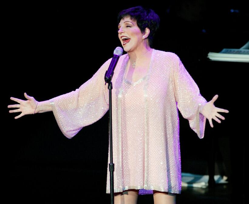 Liza Minnelli at the first night of her three-night run at the Luxor Hotel & Casino.