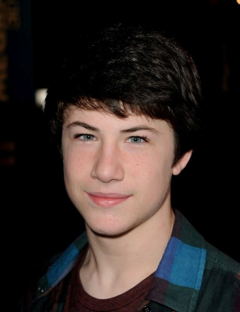 Dylan Minnette at the premiere of "Megamind."