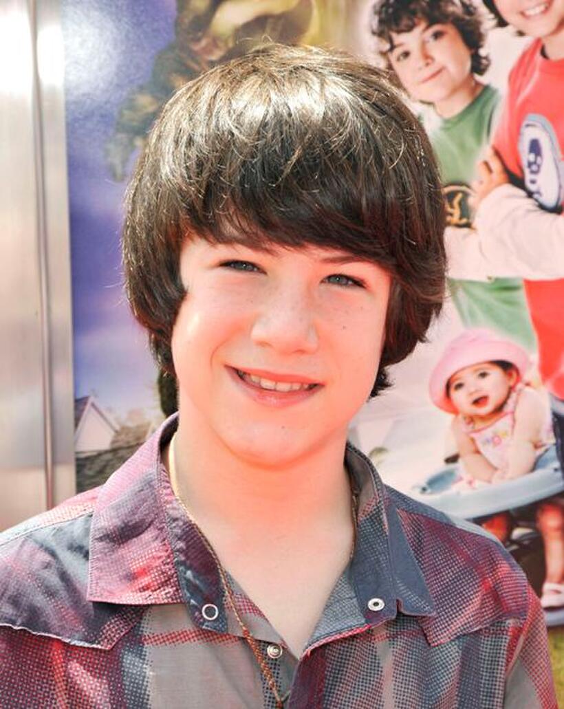 Dylan Minnette at the premiere of "Shorts."