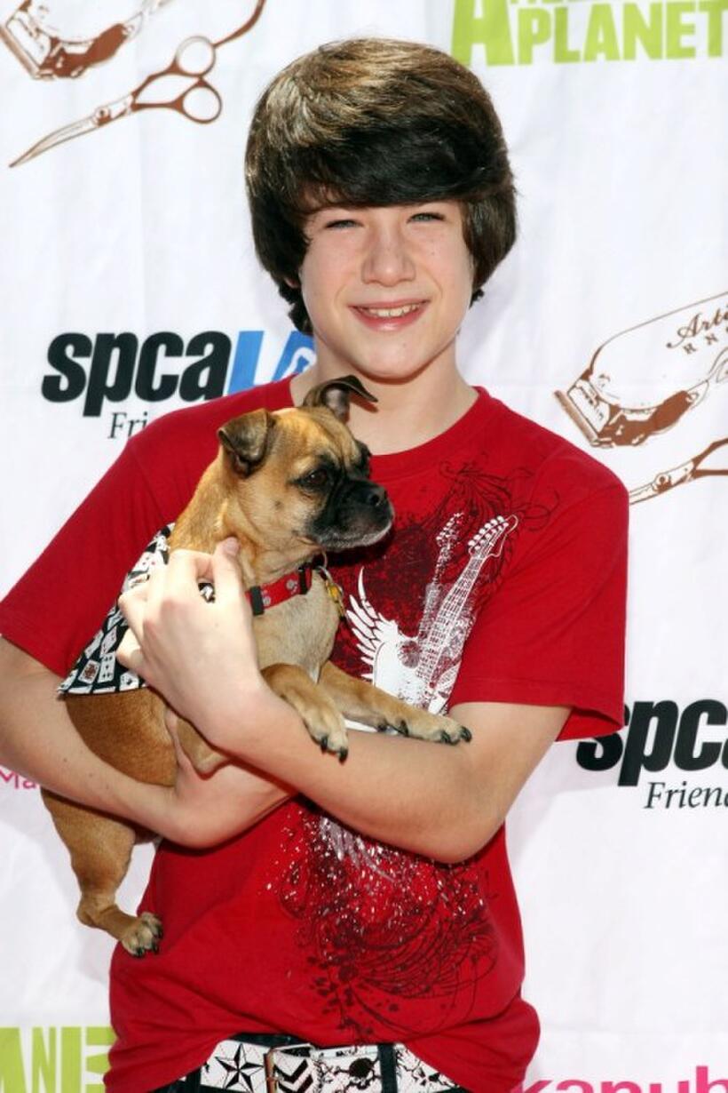 Dylan Minnette at the Artist Knox Salon Opening party.