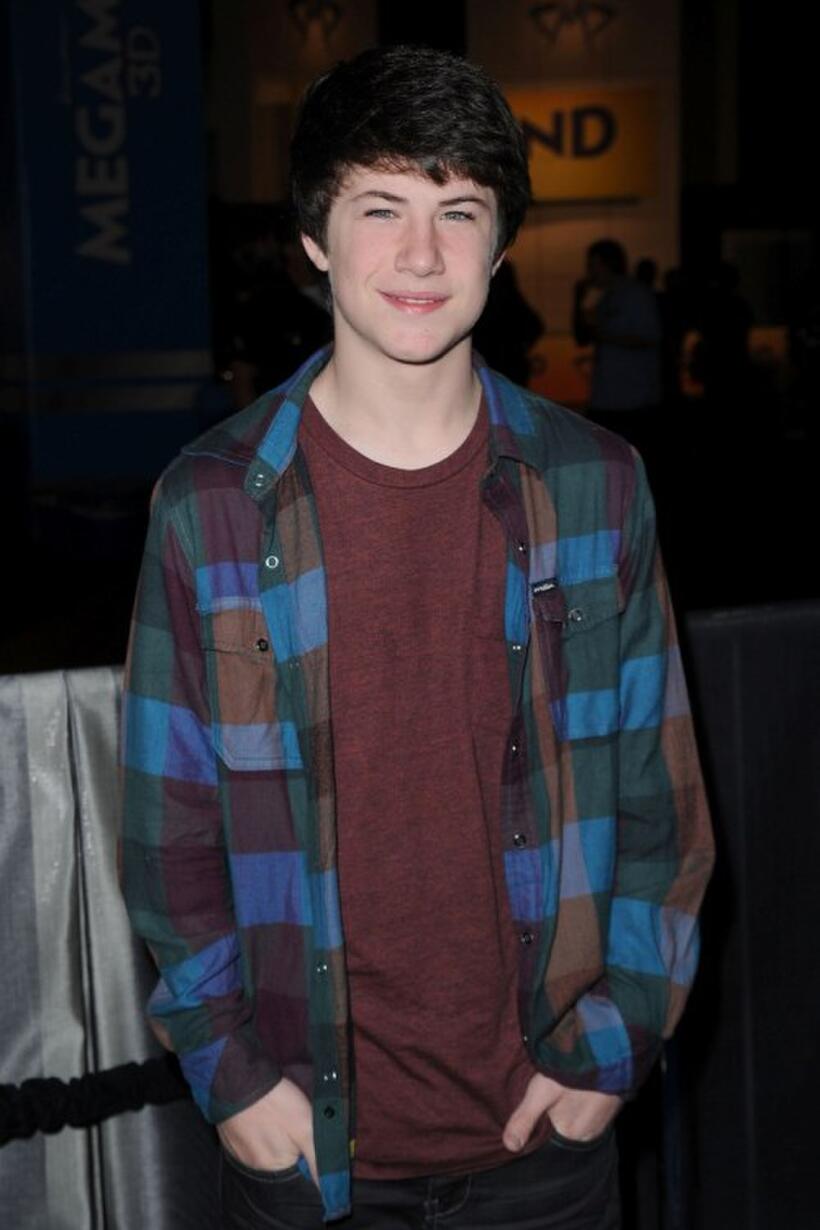 Dylan Minnette at the Los Angeles premiere of "Megamind."