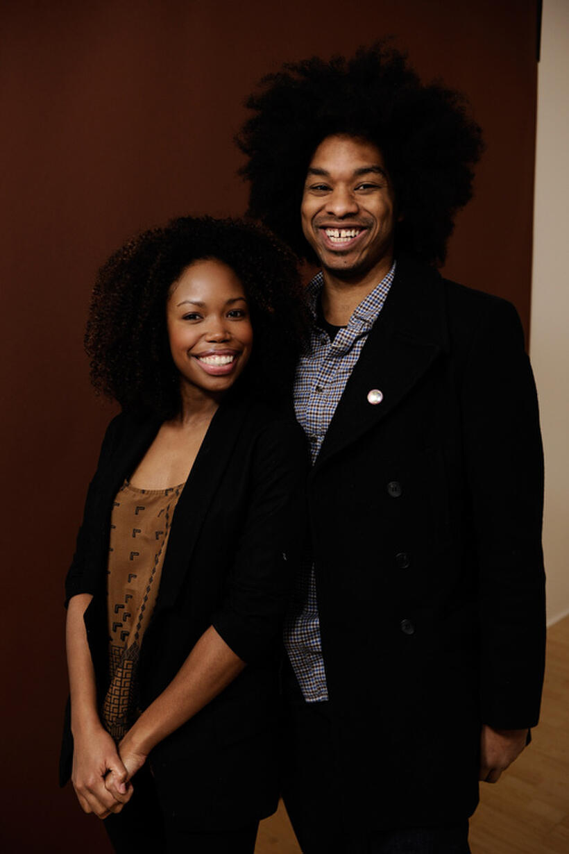 Namik Minter and Terence Nance at the portrait of "An Oversimplification Of Her Beauty" during the 2012 Sundance Film Festival.