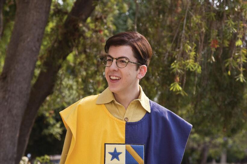 Christopher Mintz-Plasse as Augie in "Role Models."
