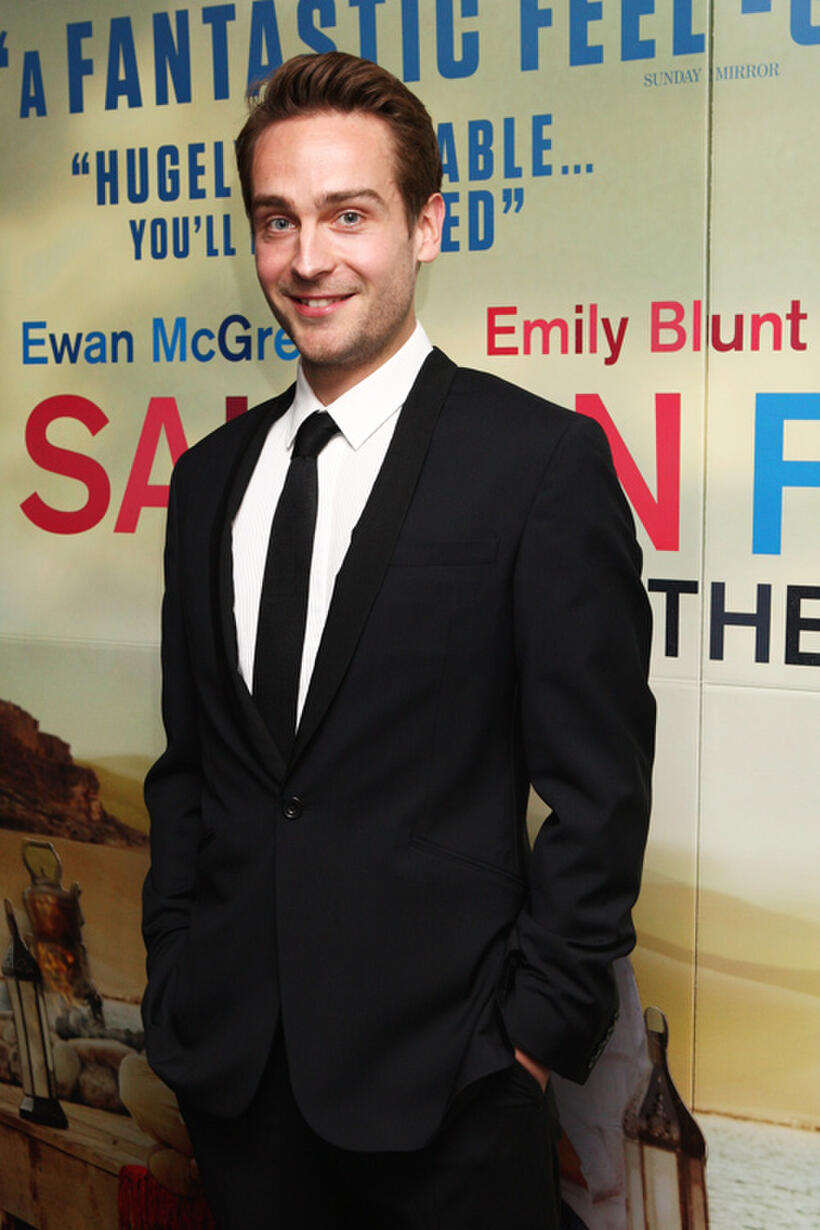 Tom Mison at the European premiere of "Salmon Fishing in the Yemen" in London.