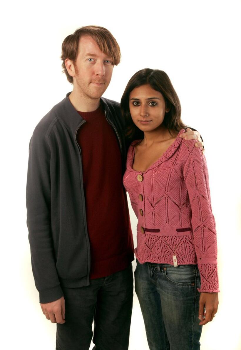 Chris Smith and Ayesha Mohan at the 2007 Sundance Film Festival.