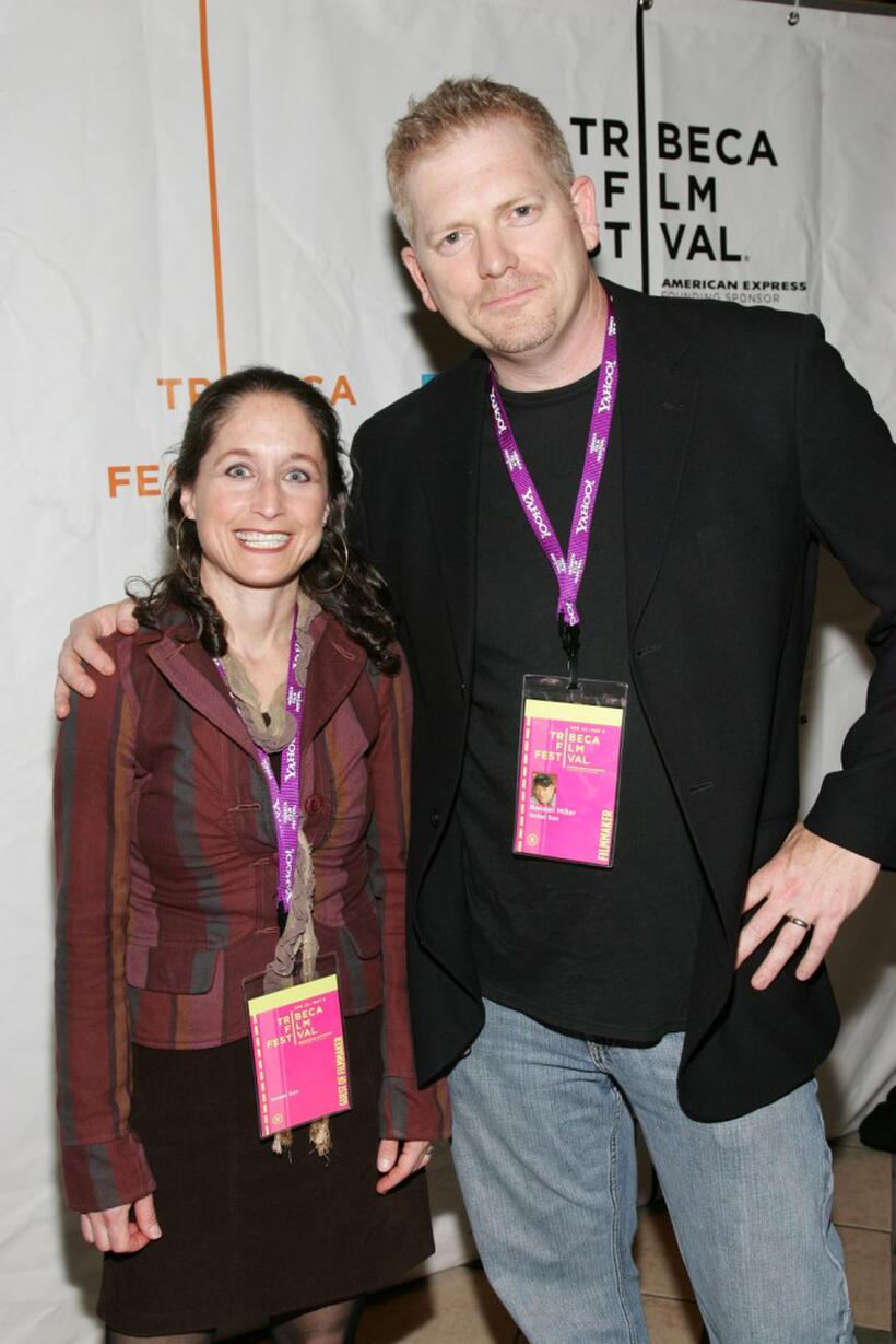 Jody Savin and Randall Miller at the premiere of "Descent" during the 2007 Tribeca Film Festival.
