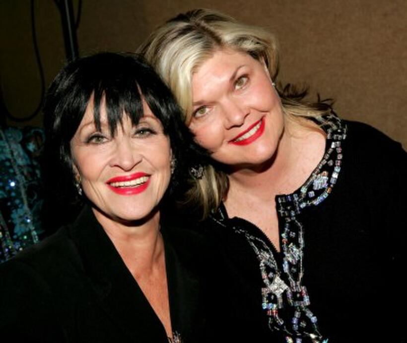 Chita Rivera and Debra Monk at the musical tribute to composer John Kander.