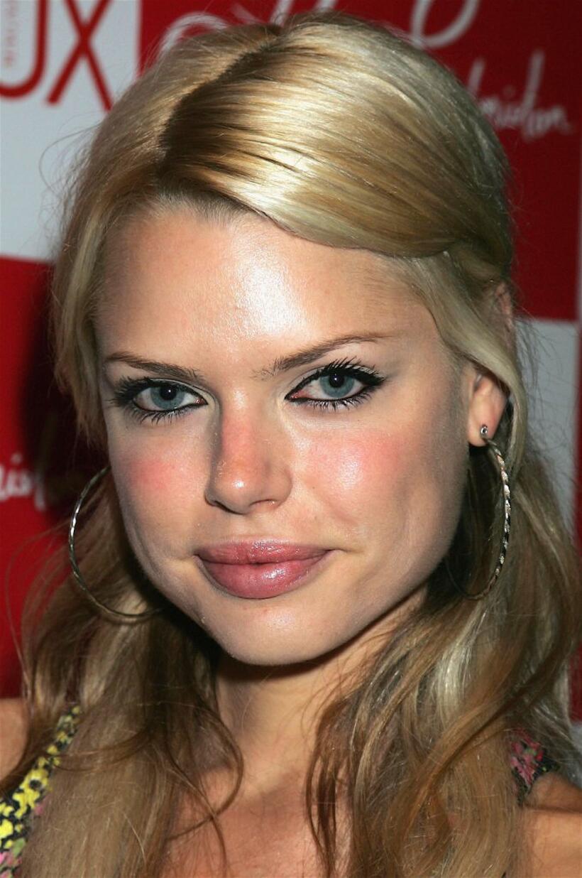 Sophie Monk at the opening of Australian designer Leona Edmiston's second U.S. boutique.