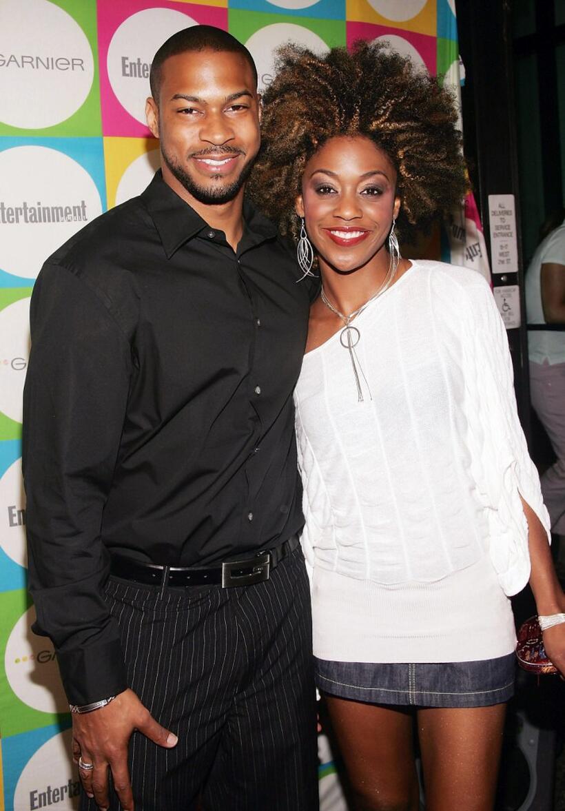 Finesse Mitchell and Nadia Turner at the Entertainment Weeklys "The Must List party."