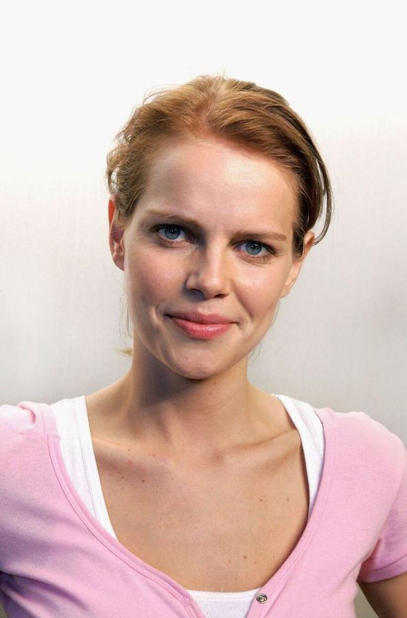 Mircea Monroe on the set of "Fast Girl."