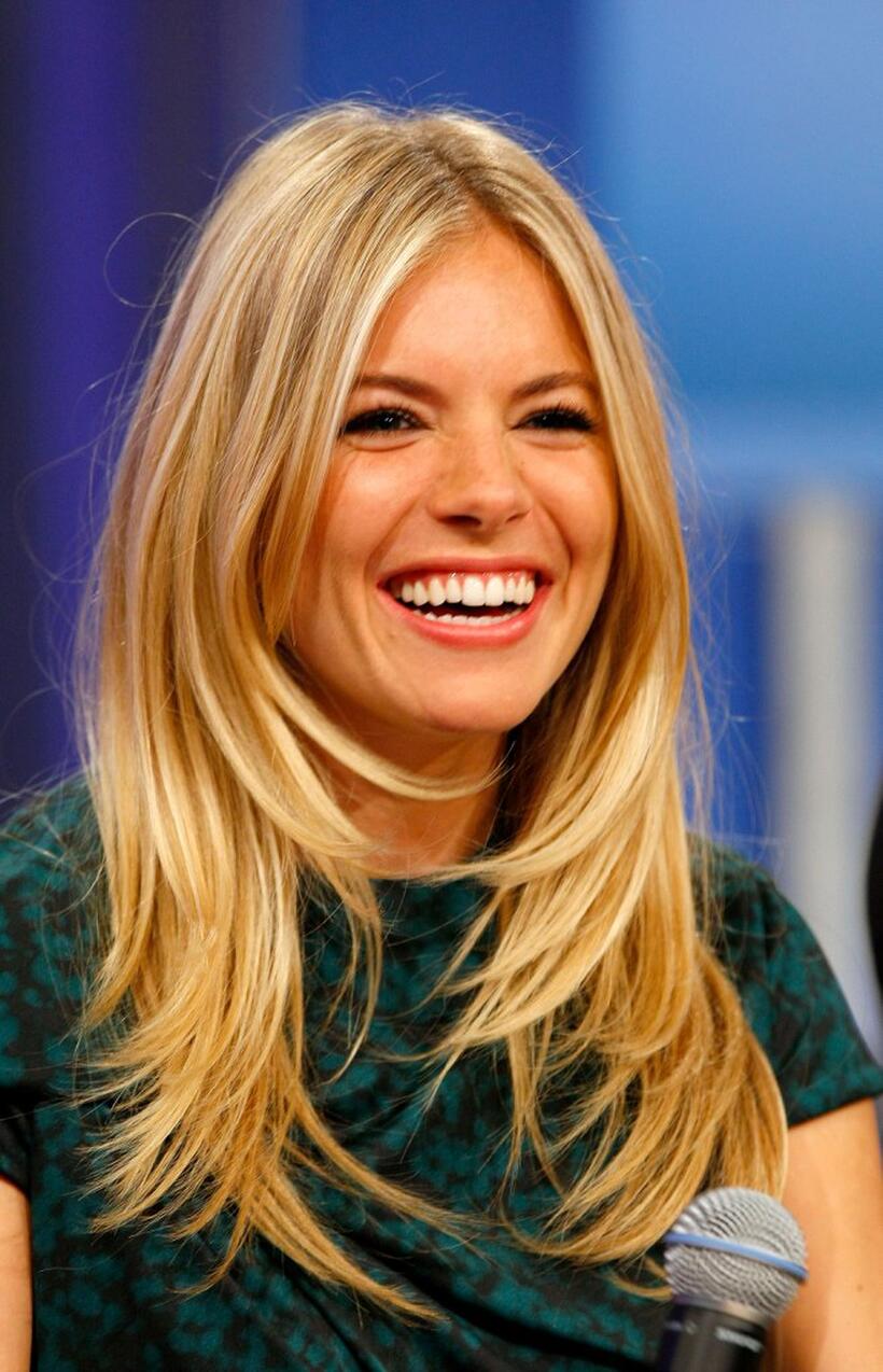 Sienna Miller at the BET's "106 & Park."