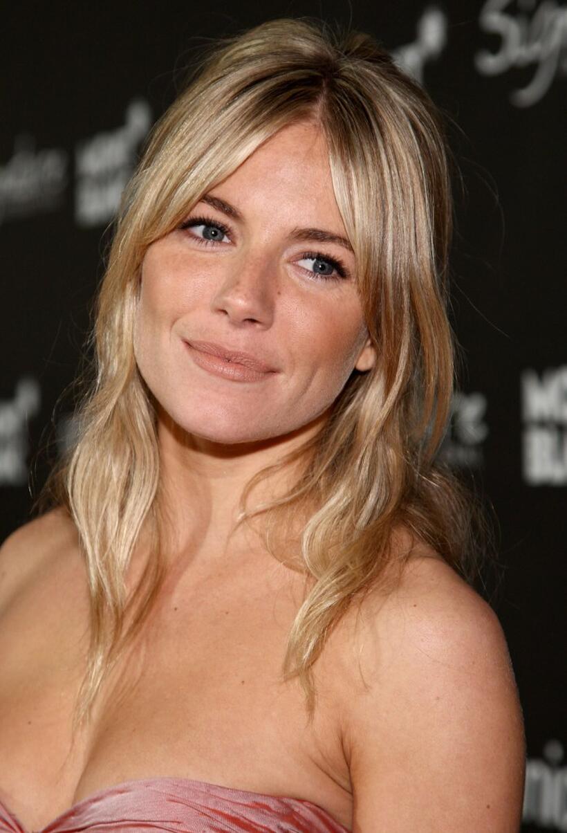 Sienna Miller at the "Montblanc Signature for Good" Charity Initiative.