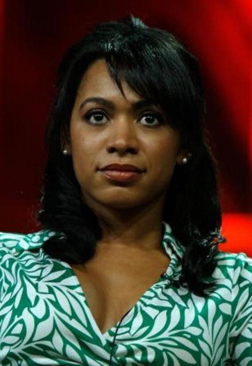 Valarie Rae Miller at the Television Critics Association Press Tour.