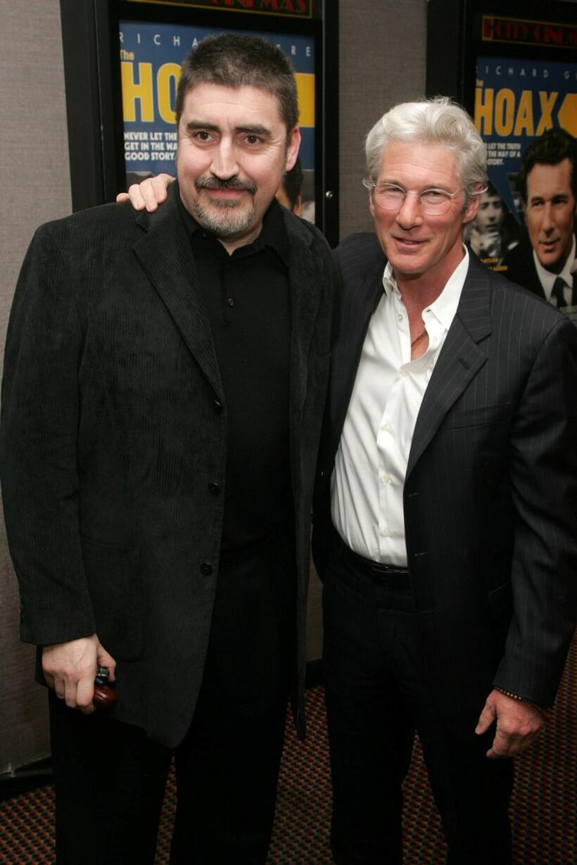 Alfred Molina and Richard Gere at the Miramax Films premiere of "The Hoax".