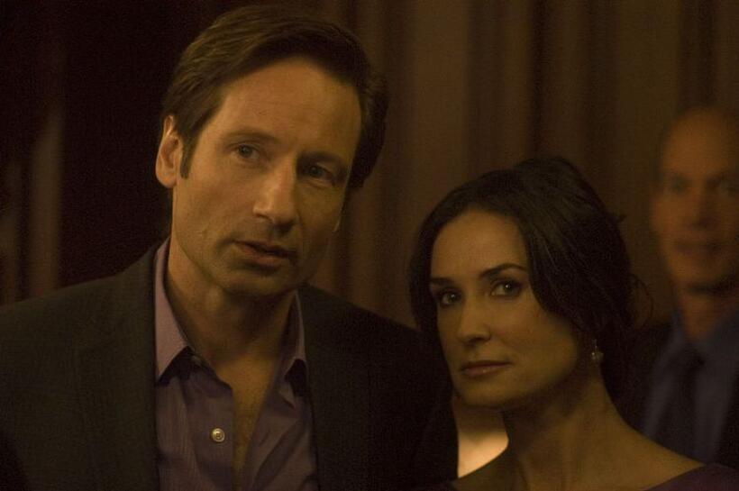 David Duchovny as Steve and Demi Moore as Kate in "The Joneses."