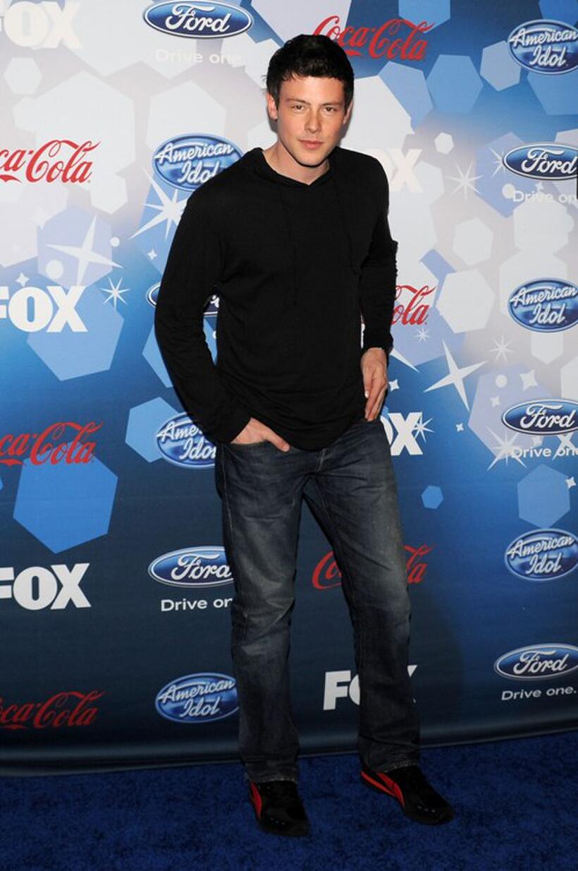 Cory Monteith at the Fox's Meet The Top 12 "American Idol" Finalists.