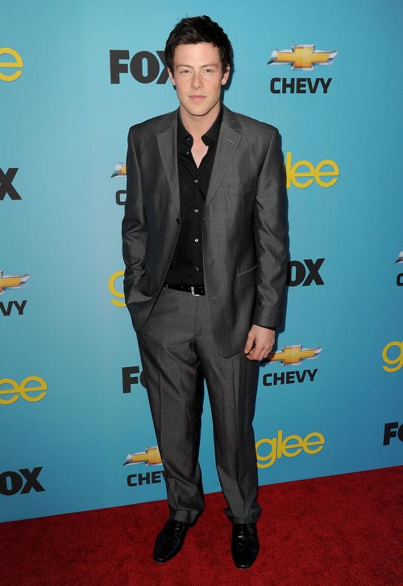 Cory Monteith at the premiere of "Glee."