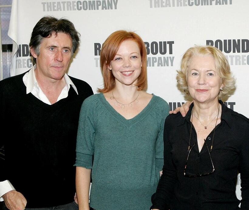 Gabriel Byrne, Emily Bergl and Dearbhla Molloy at the photocall of "A Touch of the Poet."