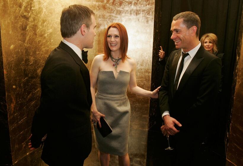 Julianne Moore at the cocktail reception for the 150th Anniversary dinner of Boucheron.