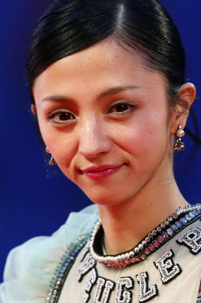 Hikari Mitsushima at the premiere of "The Bad Batch" during the 73rd Venice Film Festival.