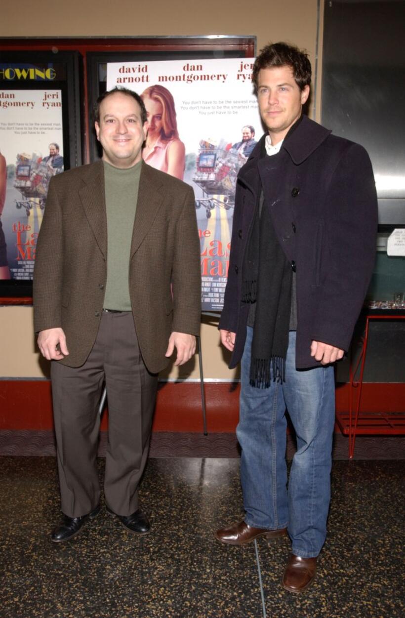 David Arnott and Dan Montgomery at the premiere of "The Last Man."