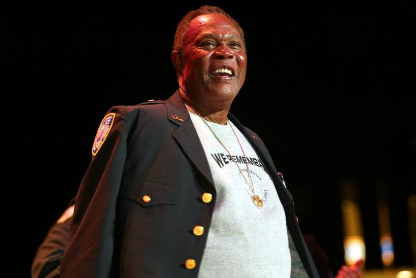 Sam Moore at the Rock To The Rescue Concert to benefit the victims of 9/11.