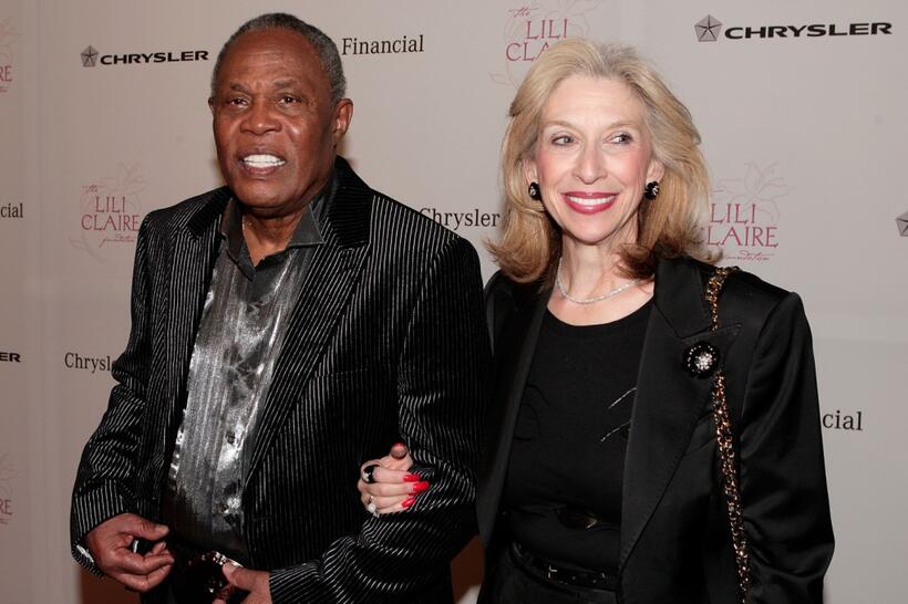 Sam Moore and Joyce at the Lili Claire Foundation 10th Annual benefit dinner and Auction.