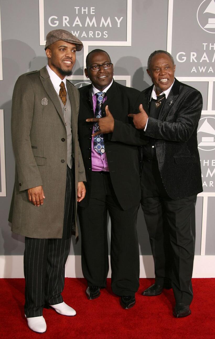 Van Hunt, producer Randy Jackson and Sam Moore at the Lili Claire Foundation 10th Annual benefit dinner and Auction.