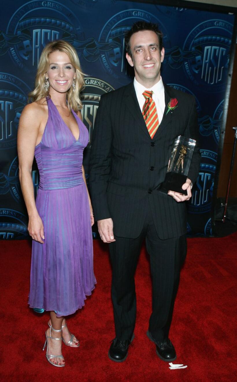 Poppy Montgomery and Nathan Hope at the 19th Annual Outstanding Achievement Awards.