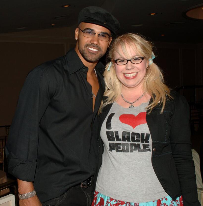Shemar Moore and Kirsten Vangsness at the 14th Annual Diversity Awards.