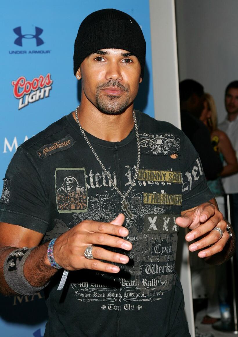 Shemar Moore at the Maxims Pre-Super Bowl XLI Party.