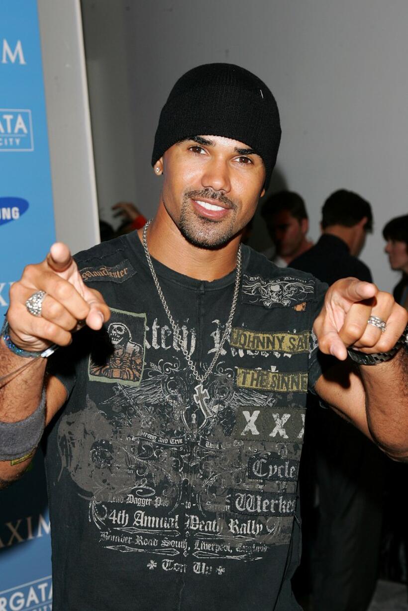 Shemar Moore at the Maxims Pre-Super Bowl XLI Party.
