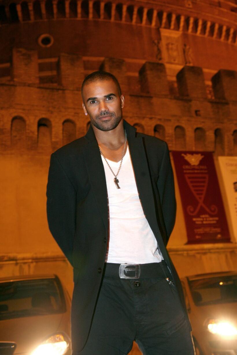 Shemar Moore at the Castel SantAngelo for the opening day party of RomaFictionFest.