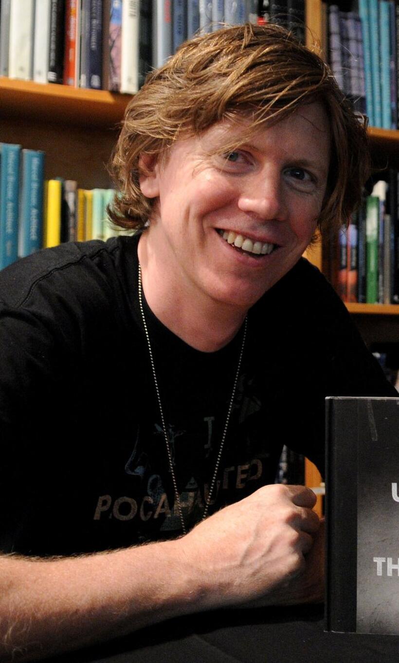 Thurston Moore at the Strand Bookstore.