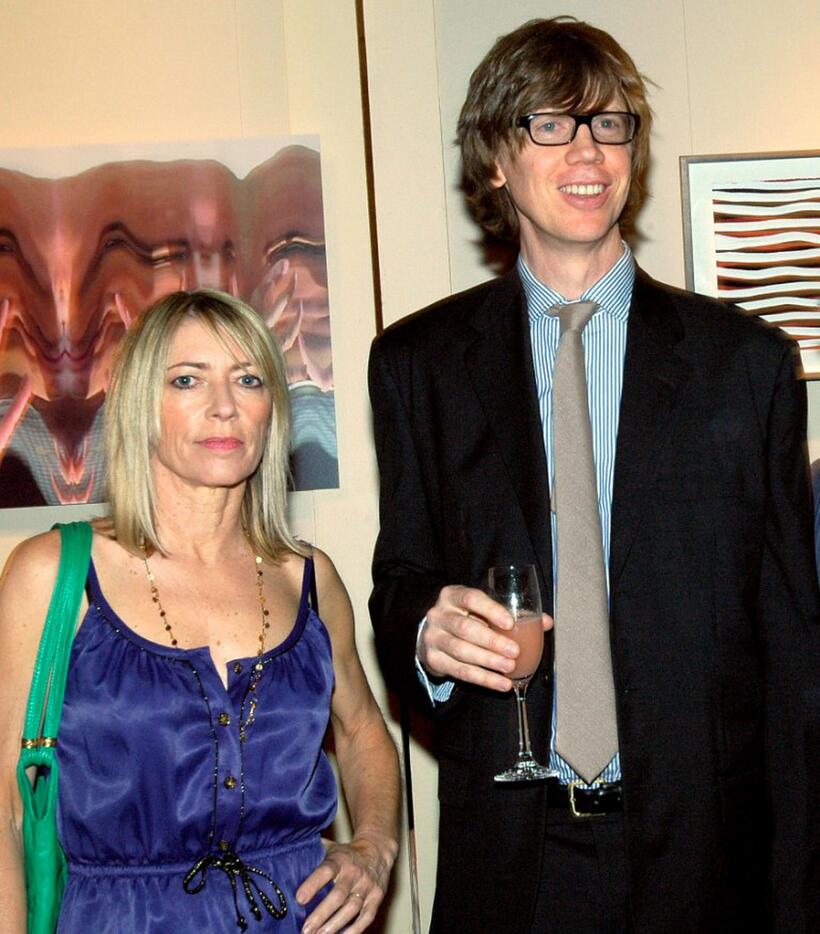 Kim Gordon and Thurston Moore at the Lower Manhattan Cultural Council's Downtown Dinner and Silent Art Auction.