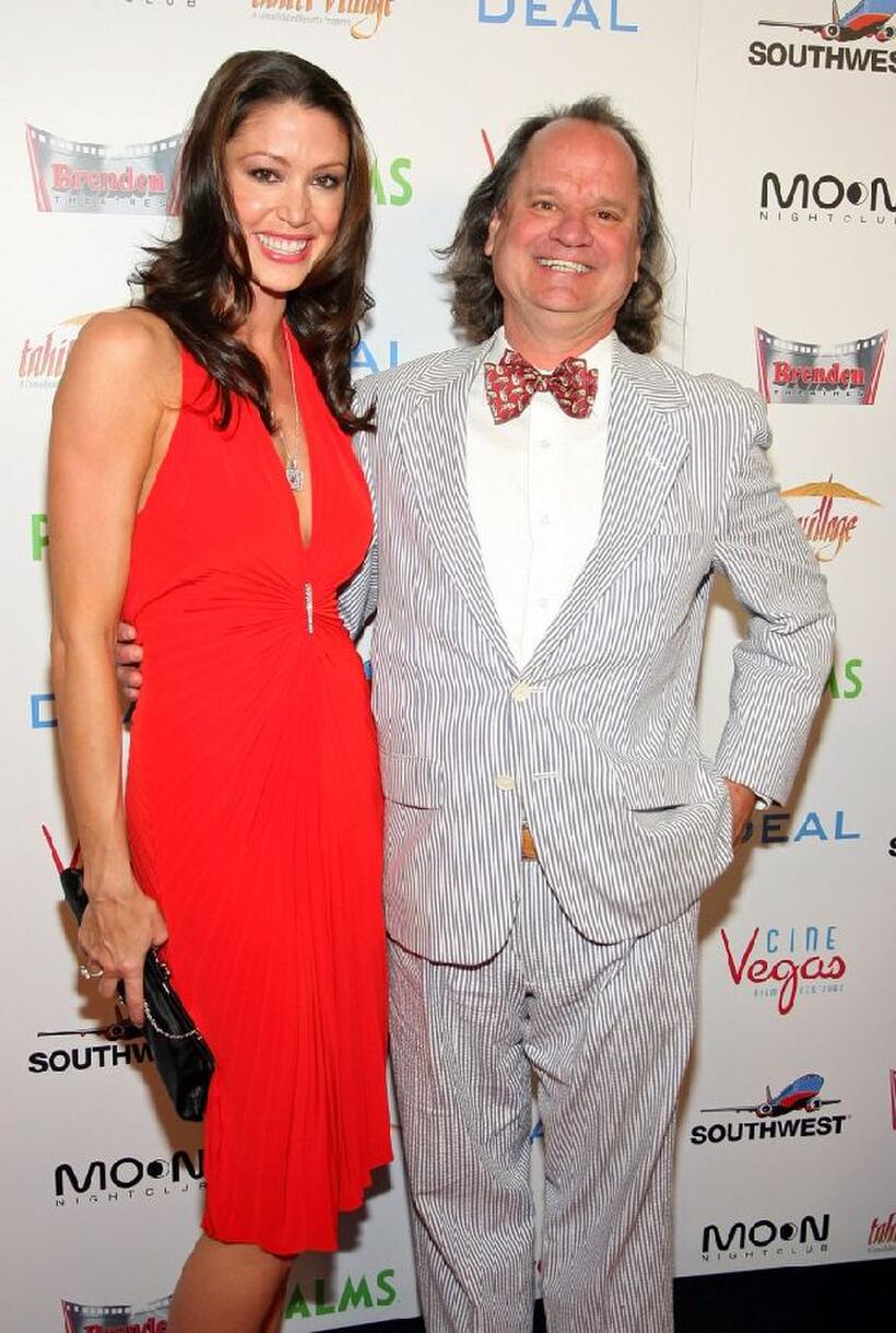Shannon Elizabeth and Ritchie Montgomery at the world premiere of "Deal."