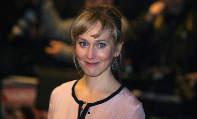 Hattie Morahan at the world premiere of "The Bank Job."