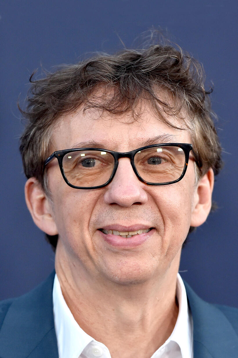 Peter Baynham at the "Ron's Gone Wrong" premiere in Los Angeles.
