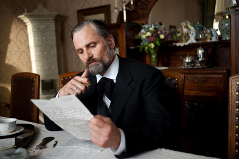 Viggo Mortensen as Sigmund Freud in ``A Dangerous Method.''