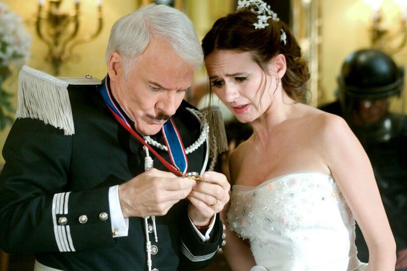 Steve Martin and Emily Mortimer in "Pink Panther 2."