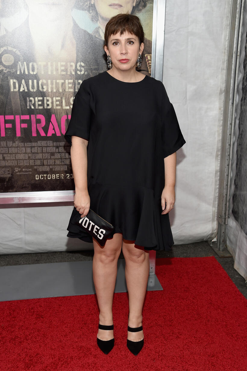 Writer Abi Morgan at the New York premiere of "Suffragette."