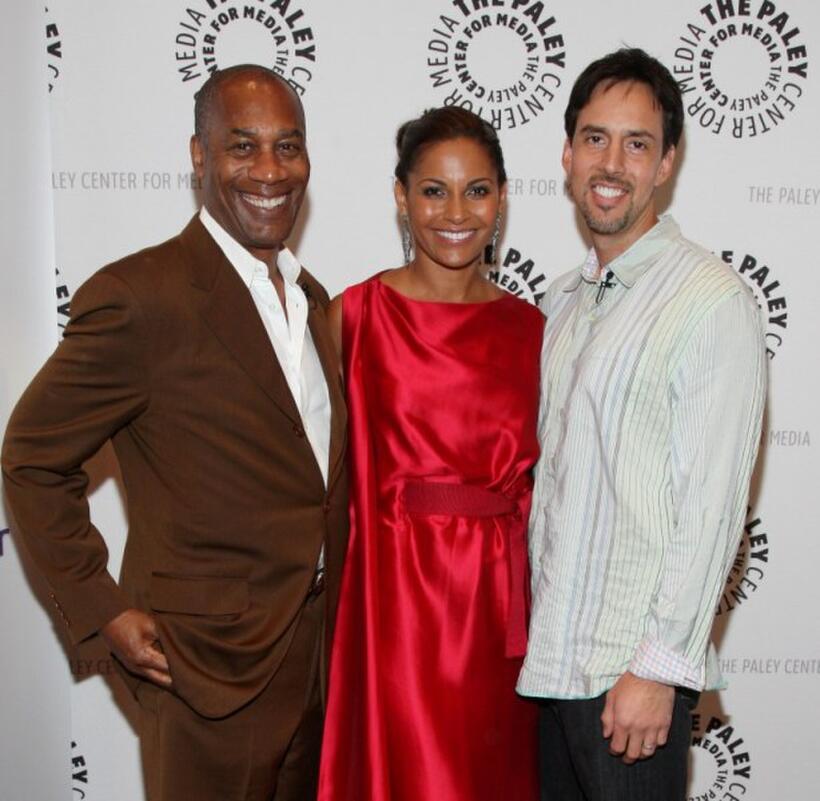 Joe Morton, Salli Richardson-Whitfield and Jaime Paglia at the screening of "Eureka."