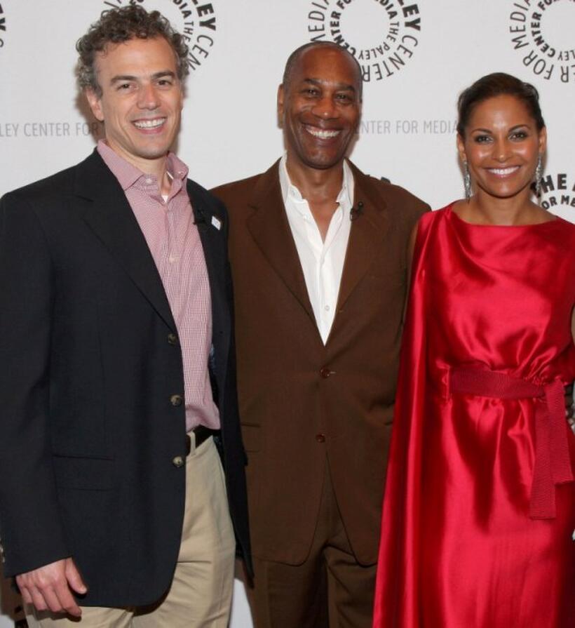 Mark Stern, Joe Morton and Salli Richardson-Whitfield at the screening of "Eureka."