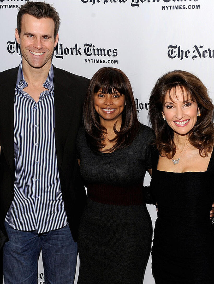 Cameron Mathison, Debbi Morgan and Susan Lucci at the 9th Annual New York Times Arts & Leisure Weekend.