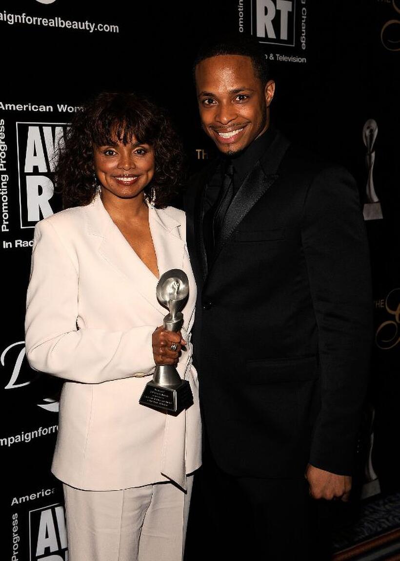 Debbi Morgan and Cornelius Smith, Jr. at the 34th Annual AWRT Gracie Awards Gala.