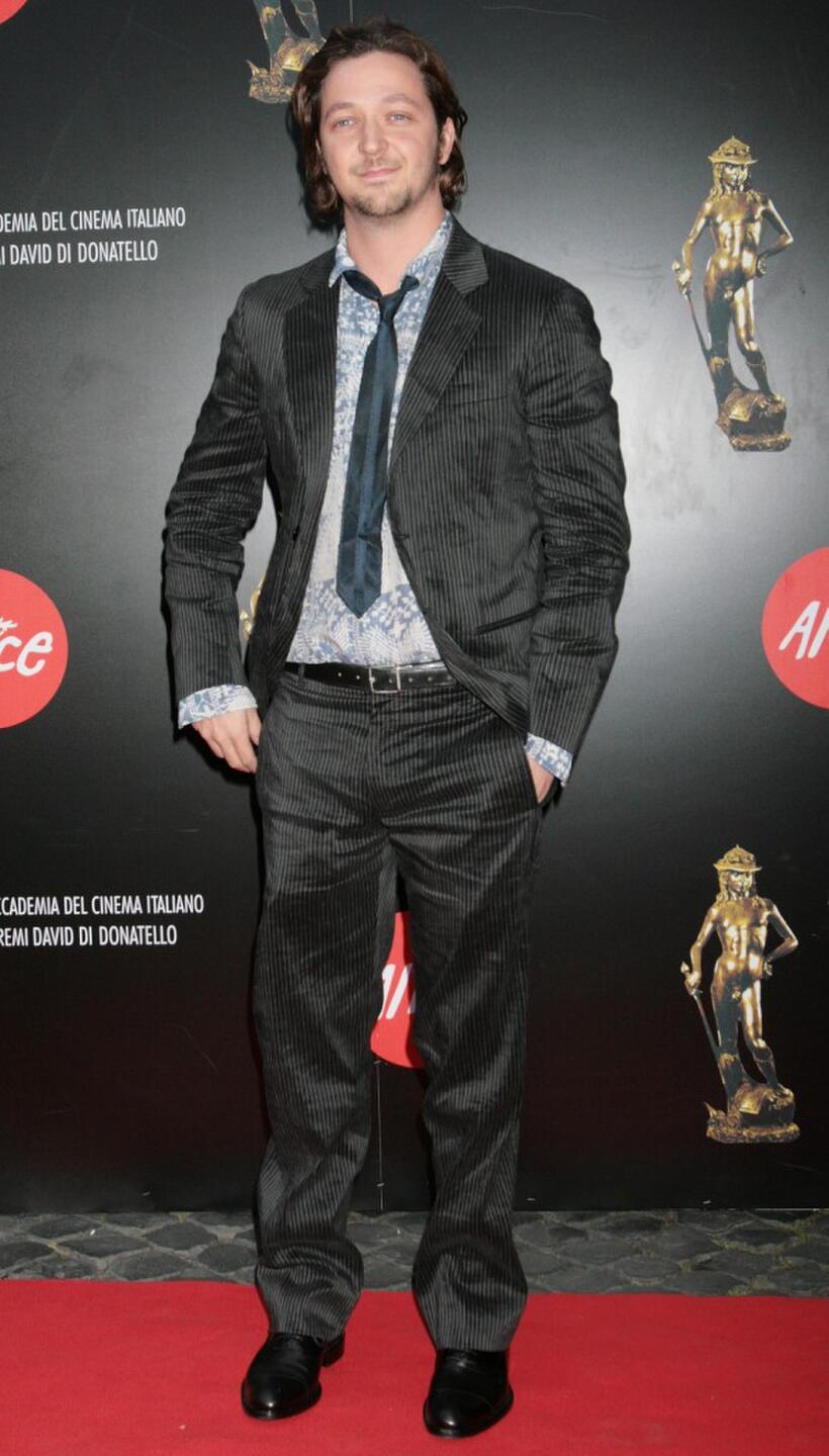 Silvio Muccino at the Italian Movie Awards "David Di Donatello."