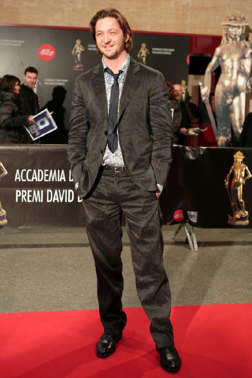 Silvio Muccino at the David di Donatello Movie Awards.