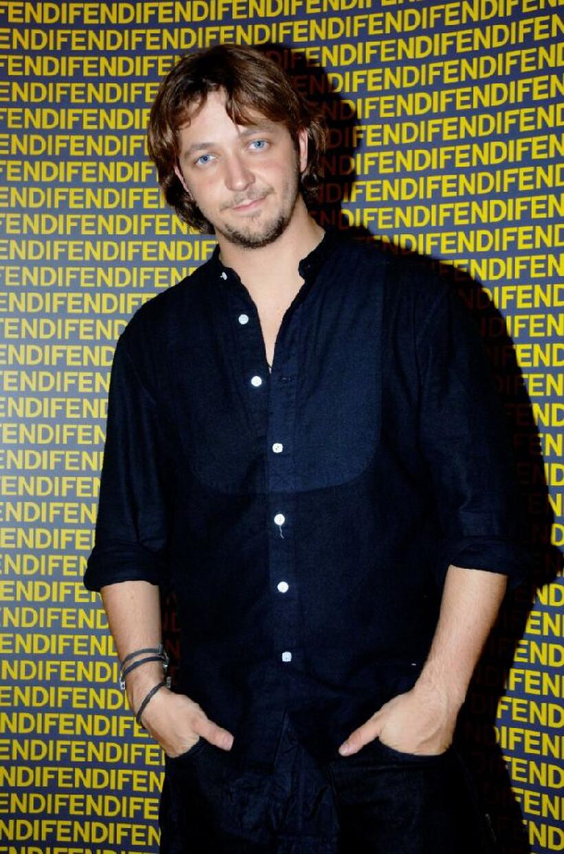 Silvio Muccino at the New Cinema Network party.