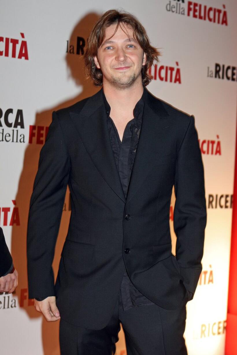 Silvio Muccino at the premiere of "The Pursuit of Happyness."