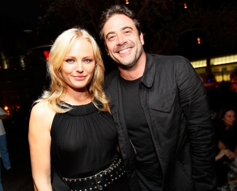 Malin Akerman and Jeffrey Dean Morgan at the William Morris Agency party during the 2008 Comic Con.